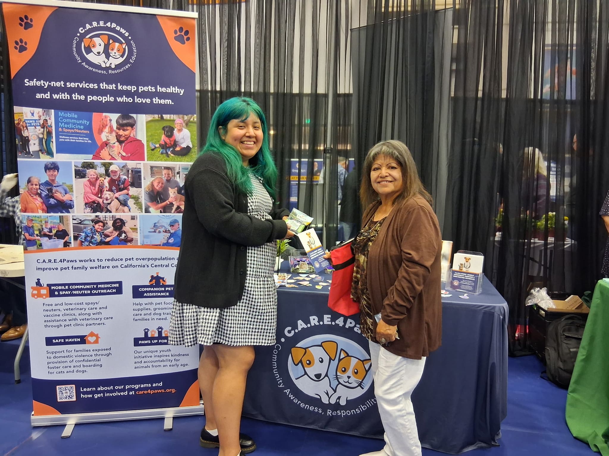 C.A.R.E.4Paws booth