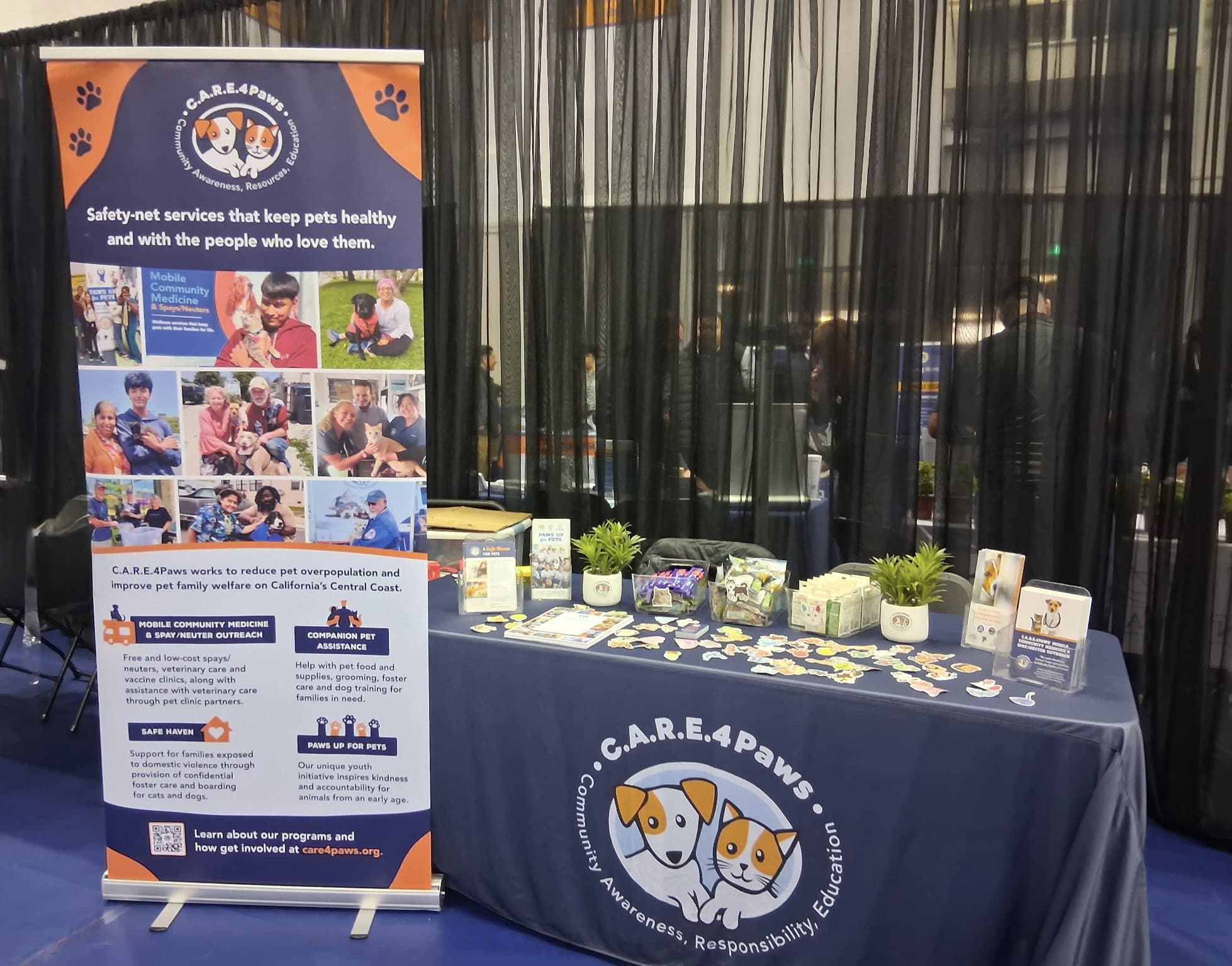 C.A.R.E.4Paws booth